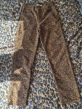 Levi's Leopard Print Jeans - Brown & Black